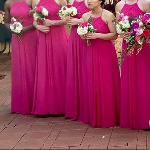 Fuchsia Bridesmaid or Formal Dress